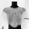 Handcraft Rhinestones Mesh Applique Patches Ideal For Jackets Bags And Costumes