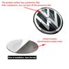 Car Sticker 4pcs Black silver 56mm/60mm/65mm Car Wheel Center Hub Caps Sticker Badge Accessories For VW Volkswagen R GTI G