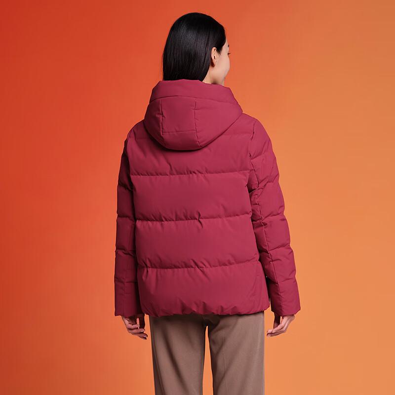 Tanboer Women's Loose Fit Hooded Down Jacket