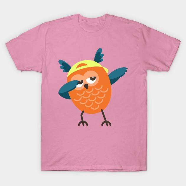 T Shirt Women Dabbing Owl Harajuku Print Kawaii Tshirt Summer Short Sleeve Female T-Shirt Top Tee