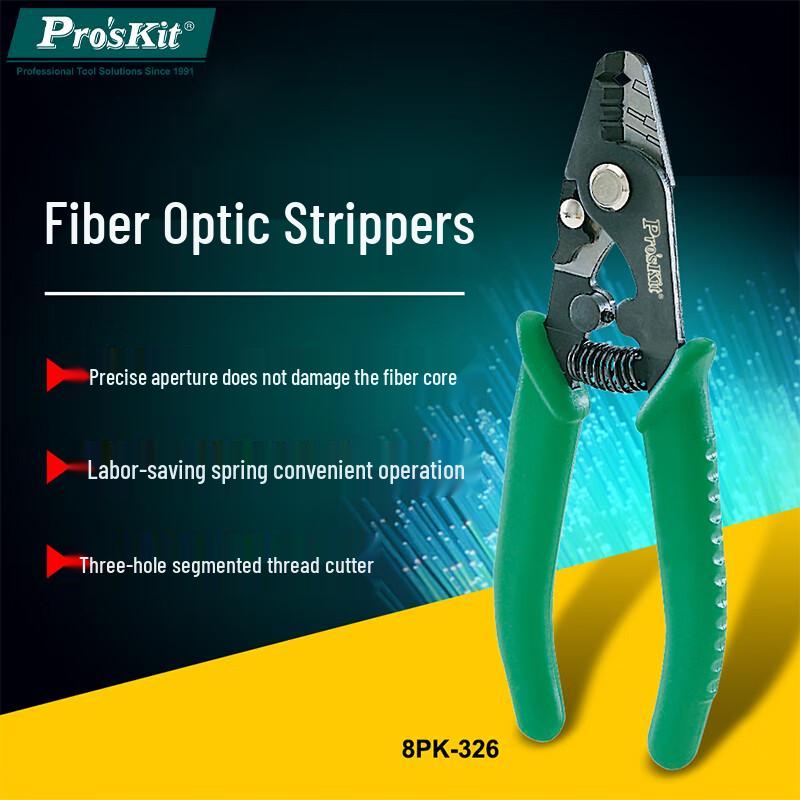 Pro sKit 8PK-326 Fiber Optic Stripper Pliers