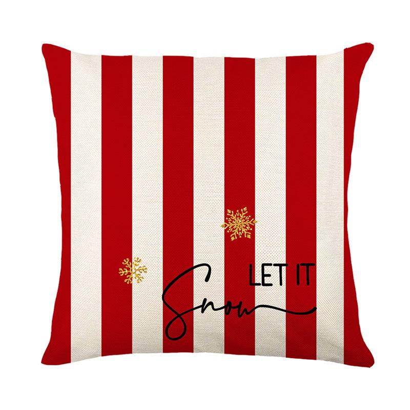 

Christmas Pillowcase Festive Decoration Sofa Atmosphere Decoration Linen Sofa Digital Printing Cushion Consult customer service