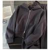 Women's 2-Piece Casual Tracksuit, Zip-up Collar Sweatshirt Elastic Waist Pants Loose Fit Loungewear Set