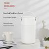 304 Stainless Steel Double-Layer Vacuum Insulated Thermal Flask and Lunch Box, 1050ML