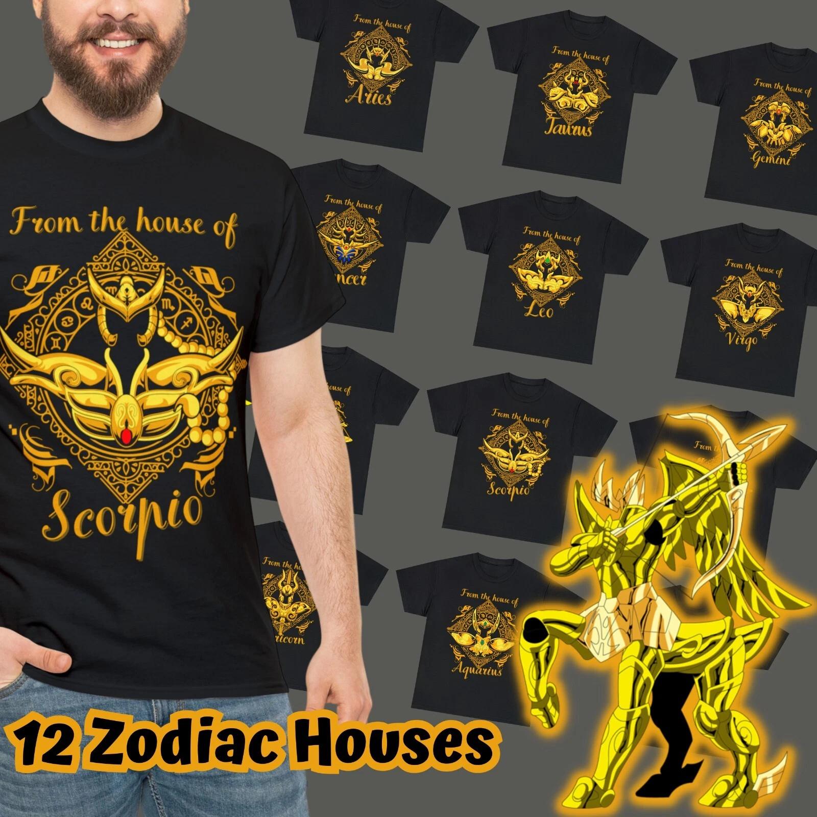 

Classic Zodiac Oroscope T Shirt 90s Anime Otaku Gift Manga Tee Birthday Japanese M