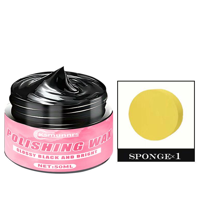 

Ksmunnrs All-in-One Black Plastic & Leather Repairer - Car Interior Repair Paste with Color Correction, Glossy Polish, Protectiv