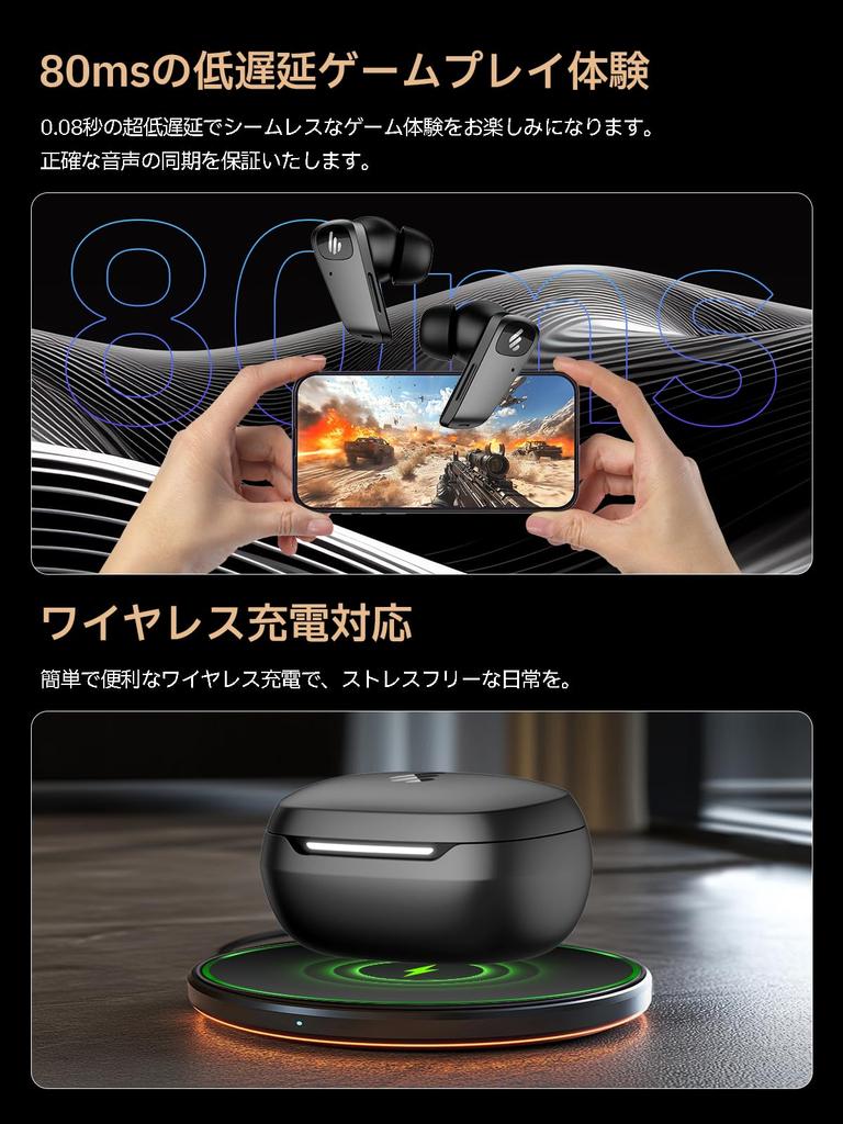 [VGP2025 Gold Award & Planning Award] Edifier NeoBuds Planar Wireless Earbuds, Bluetooth, Noise Cancelling, Planar Magnetic Drive, Wireless Charging,