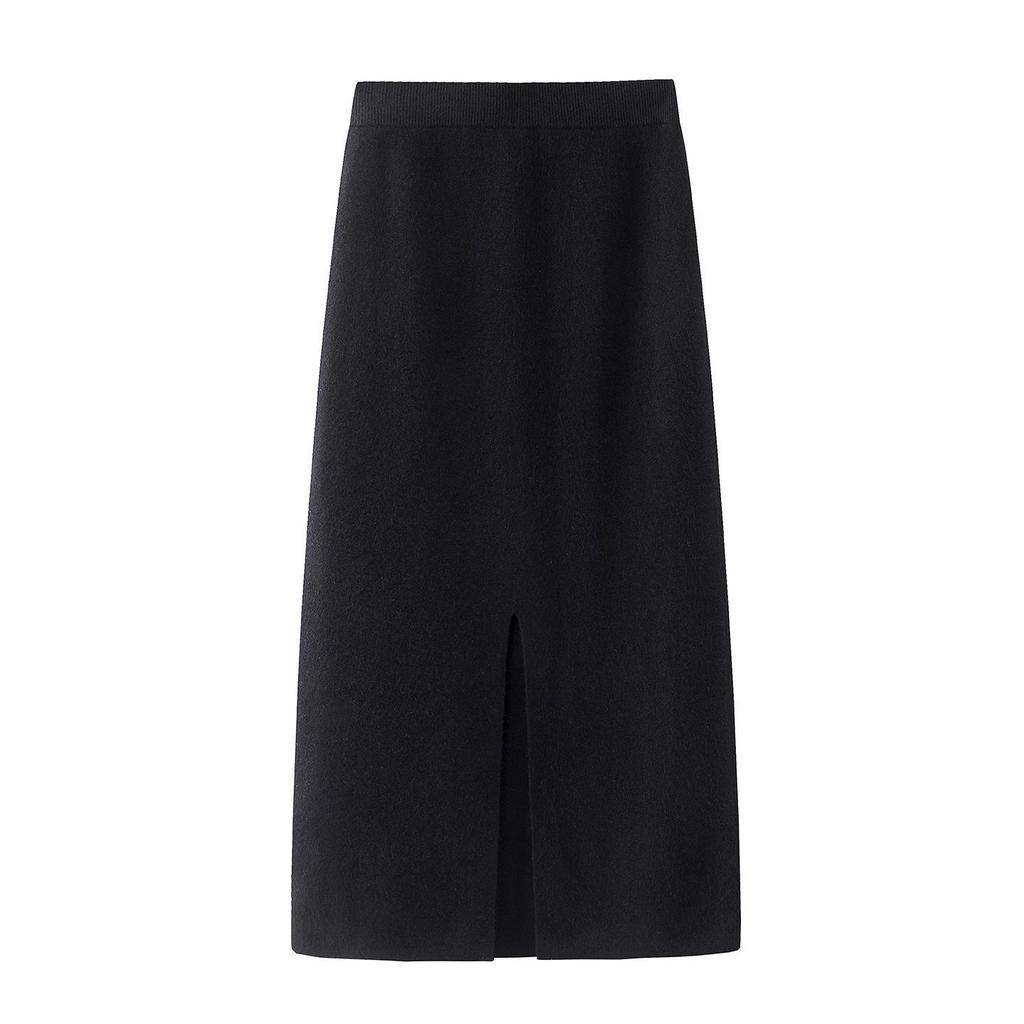 Winter 2025 Stylish Knit Slimming Skirt for Women W521735