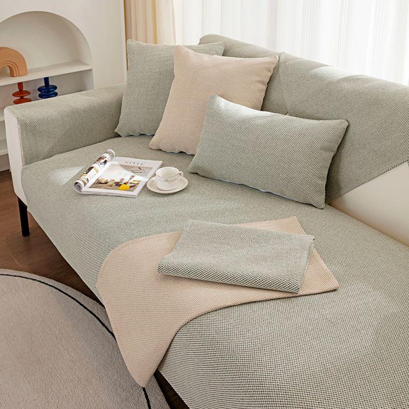 

Non Slip Linen Backrest Minimalist Pure Color Summer Fabric Cotton and linen Non Slip Minimalist Green 70*70cm