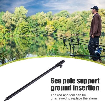 Fishing Bank Stick Multi-function Fishing Bank Stick Adjustable Aluminum Bankstick for Bite Alarm Fishing Tool