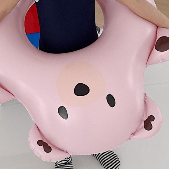 Bazénové plováky ve tvaru medvěda pro děti Nafukovací plavecká trubice Plováky Kreslené zvíře Plavecký kruh na letní plážovou párty