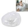 Inflatable Chair Comfortable Relaxing Transparent Ergonomic Space Saving PVC Blow Up Couch Chair