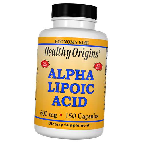 Alpha-Liponsäure-Kapseln, Alpha-Liponsäure 600, Healthy Origins 60 Kapseln (70354004)