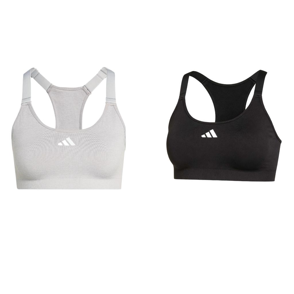 Adidas Optime Round Neck Solid Color Quick-Dry Sports Underwear 2-Pack Women underwear KF8820 S