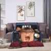 Home Alone  Merry Christmas  Super Soft Blankets Travel Plush Bedding Throws Couch Chair Flannel Bedspread Sofa Bed Cover