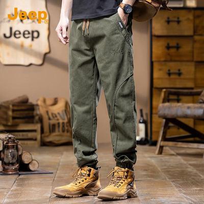 Men's Pure Cotton Tapered Cargo Pants