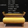 Burner Brass Household Offering Antique Style Living Room Indoor Incense Holder Rectangular Four-Legged Tripod Buddha Of