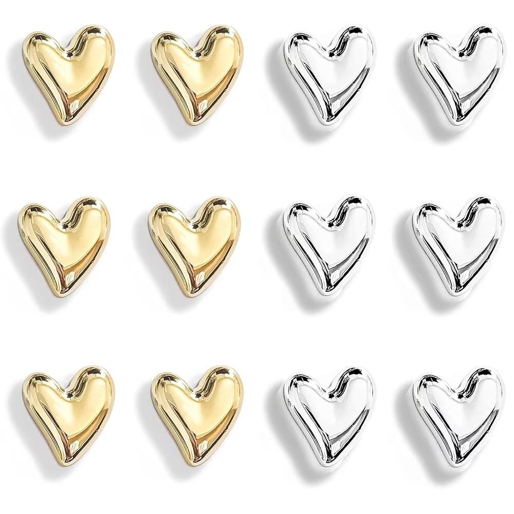 New Heart-Shaped Fridge Magnets Magnetic Portable Home Decor Fridge Magnets Retro Polarized Decoration Magnet for Message Boards