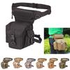 Herren Taktische Drop-Leg-Tasche Multifunktionale Hüfttasche Verstellbarer Oberschenkelgurt Wandern Sport Radfahren Wasserdichte Nylon Campingtasche