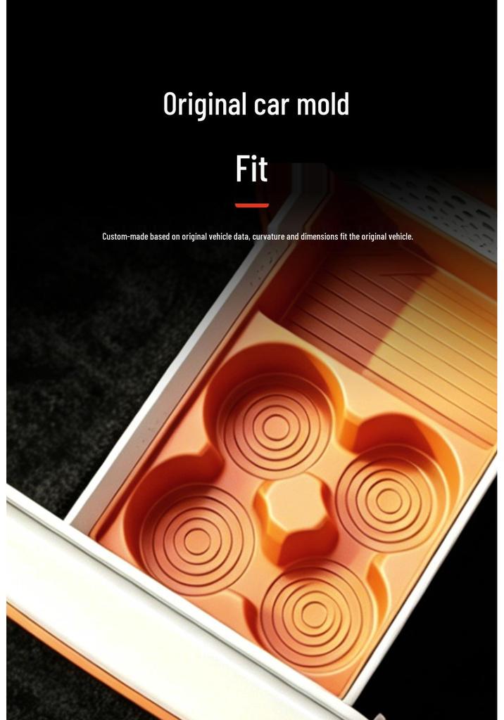 BYD Tang Car Refrigerator Mat: Original Color, Silicone Storage, Convenient and Practical