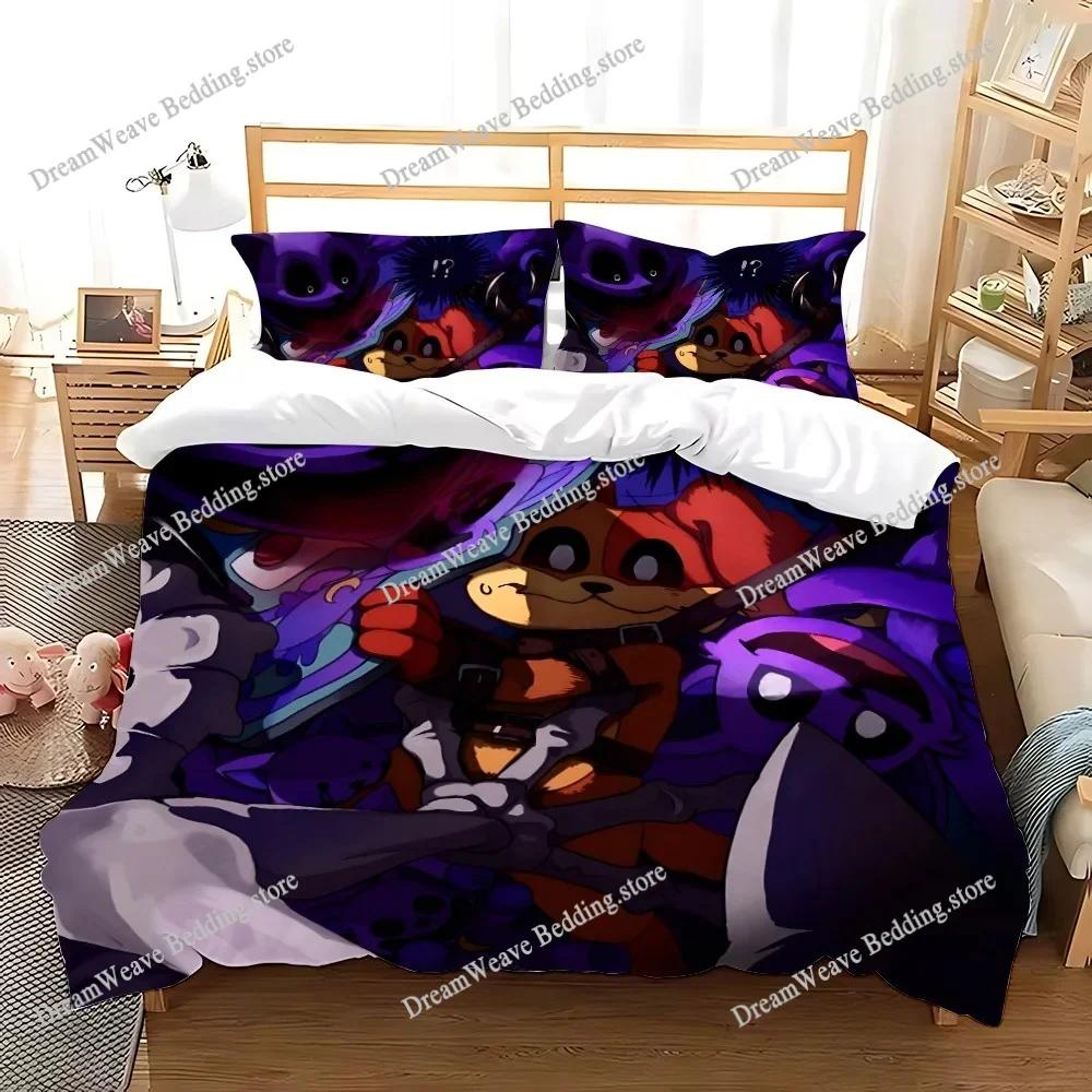 New CatNap X DogDay Bedding Set Single Twin Full Queen King Size Bed Set Adult Kid Bedroom Duvet Cover Sets 3D Print Game Anime