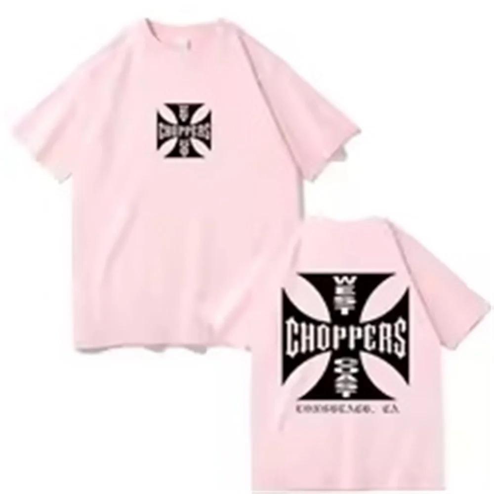 2026 Letní Módní Tričko Dámské Unisex West Coast Choppers Potisk Tričko Ležérní Krátký Rukáv Kulatý Výstřih Tričko Vintage Oblečení Tričko