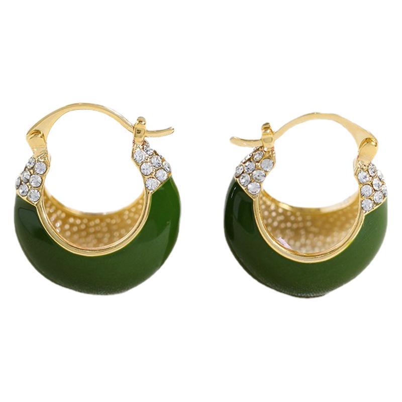 Christmas Gifts Versatile Accessories For Birthdays Earrings Fashion 1pair Fashion And Retro Cubic Zirconia Earrings Popular And Graduation