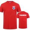 Paramedic T Shirt Summer Unisex Cotton Short Sleeve Emergency Medical Services Tshirts Unisexs Clothing Tops OT005
