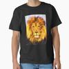 Lion Head 2 Classic T Shirt Made In US AUS Size S 2XL Vintage Washed Soft Slightly Stylish Unisex Versatile Streetwear Casual