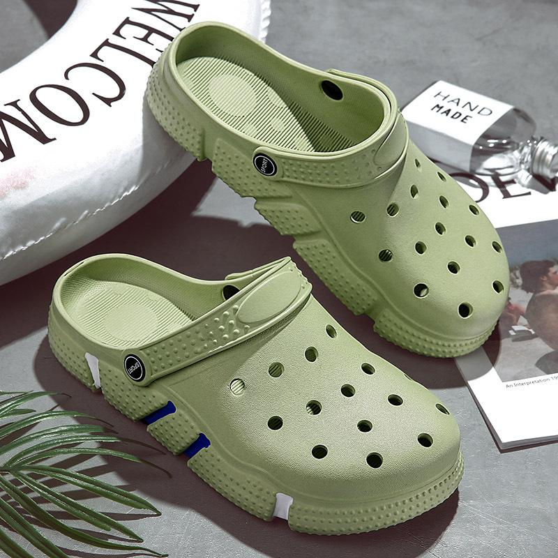 Men Summer Soft Comfortable Home Anti Slip Wear Resistant Beach Sandals