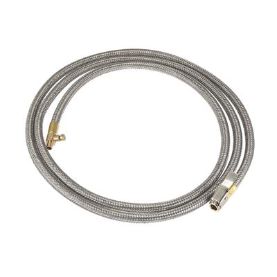 X AUTOHAUX Air Chuck Inflator Tire Valve Connect Pipe Compressor Pump Flexible Stainless Steel