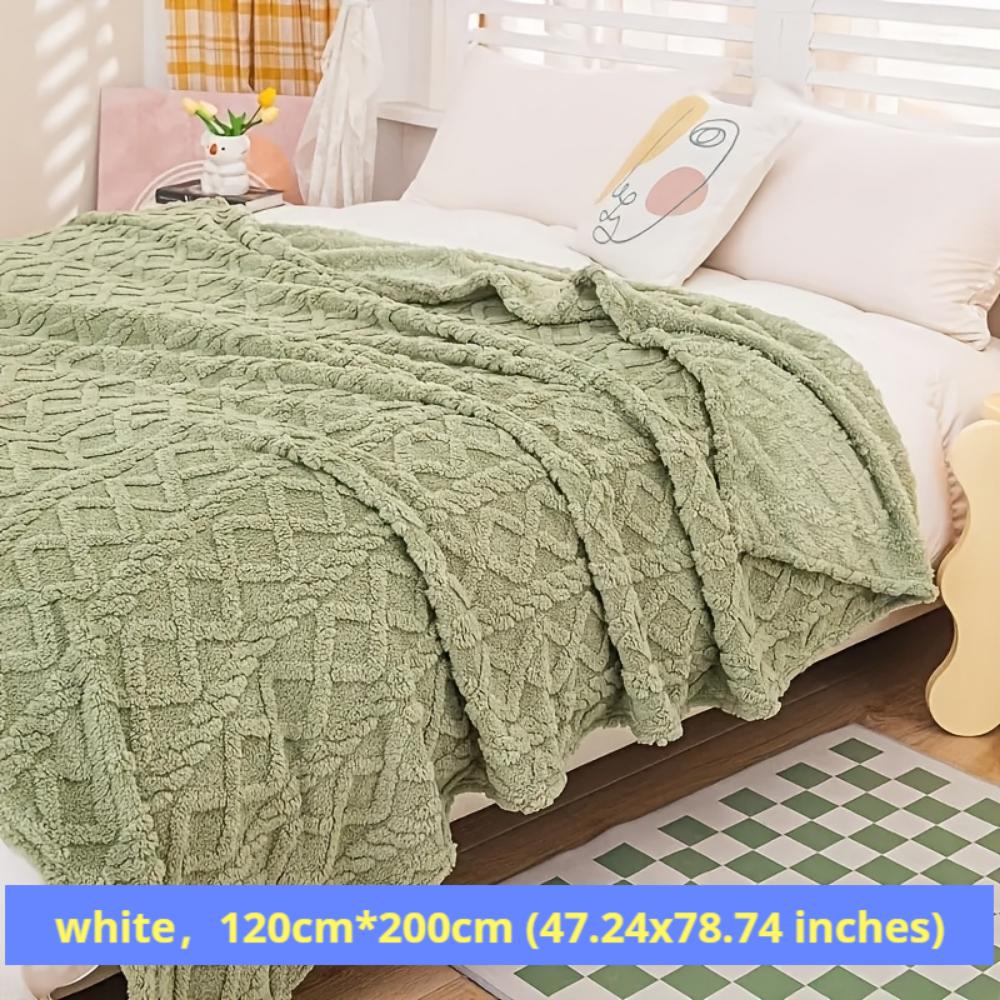 Jacquard Taft Fleece Blanket Coral Fleece Blanket Sofa Blanket Office Blanket Cross-border Blanket Pet Blanket