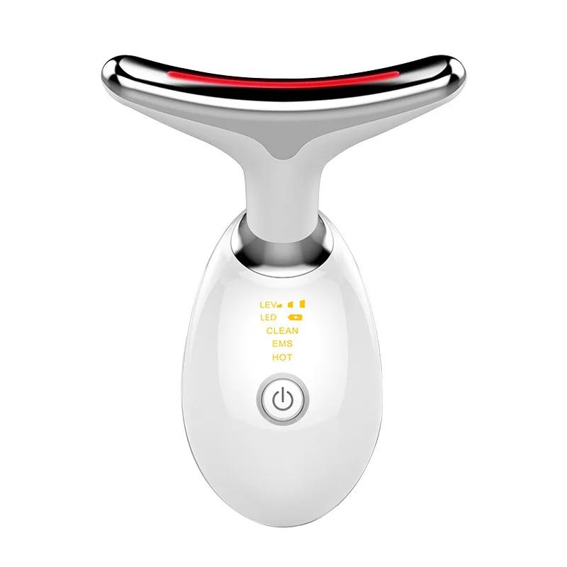 Portable Multifunction Skin Care Tool: Vibration Massager for Face Sculpting, Microcurrent for Double Chin Removal