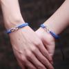 2 Pcs New Retro Infinity Handmade Bracelet Set Friendship Bracelet Set Men Couples Bracelets & Bangles Set Infinity Jewelry