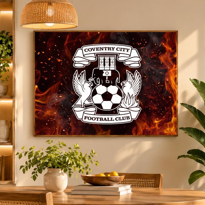5D Diamond Painting Coventry City Football DIY Full Drill Diamond Art Kit Home Decoration