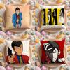 Lupin the Anime T-Third Cushion Cover Home & Car Multi-Scene Pillow Cover - Reversible, Soft & Durable for Daily Use