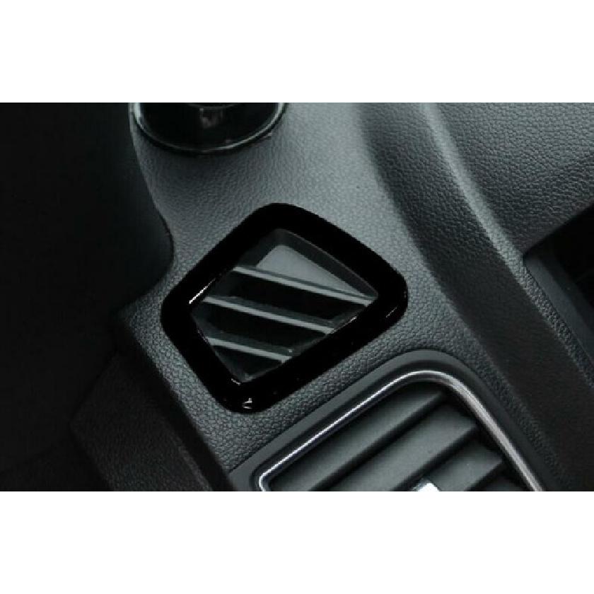 Car Dashboard L&R Air Outlet Vent Cover For Ford Explorer 2011- Bright Black
