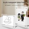 Newcomer Discount: 5 Yuan - Crystal Clear Acrylic Tabletop Photo Frame for 6-7 Inch Photos or Postcards