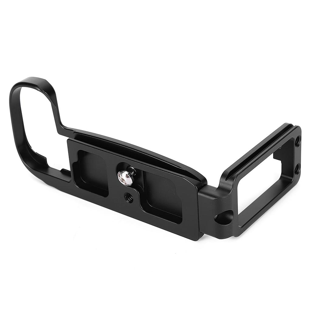 LShaped Metal Quick Release Plate Bracket Hand Grip for Canon EOSR Mirrorless Camera(black)