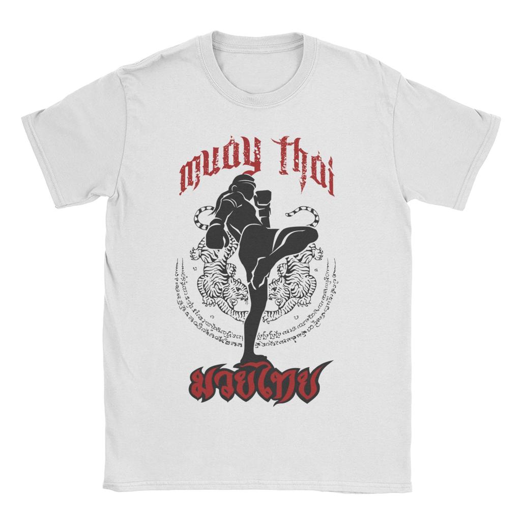 Men Womens TShirts The Art Of 8 Limbs Sak Yant Tiger Muay Thai  100 Cotton Tees Short Sleeve  T Shirts O Neck Tops Big Size