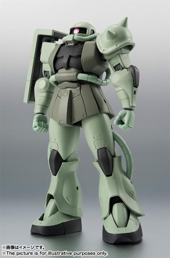 TAMASHII NATIONS ROBOT Spirits Mobile Suit Gundam SIDE MS MS-06 Mass-Produced Zaku Ver. A.N.I.M.E. (Resale Edition) Approx. 125mm PVC & ABS Painted
