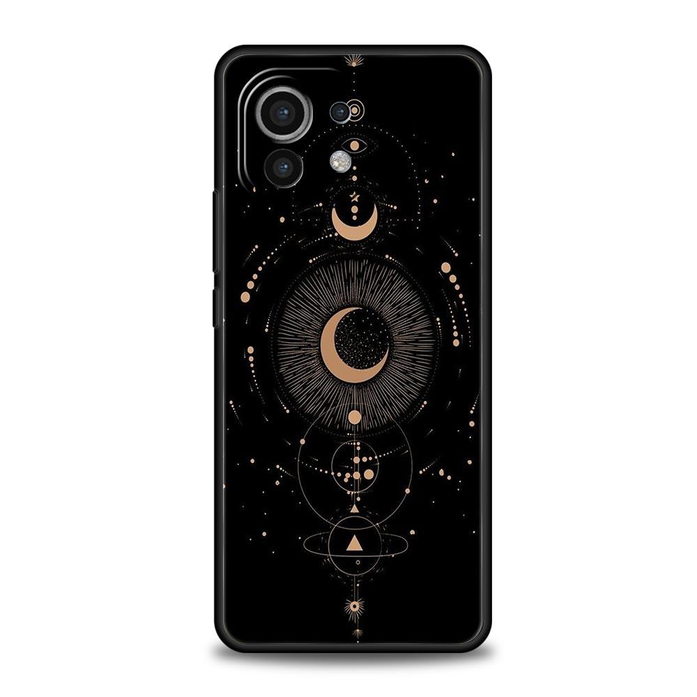 Phone Case Cover for Xiaomi Mi 17 15 14 13 12 11 Ultra 15T 14T 13T 12T 11T Pro Lite 5G Soft TPU Capas Funny Sun Moon Face Fundas