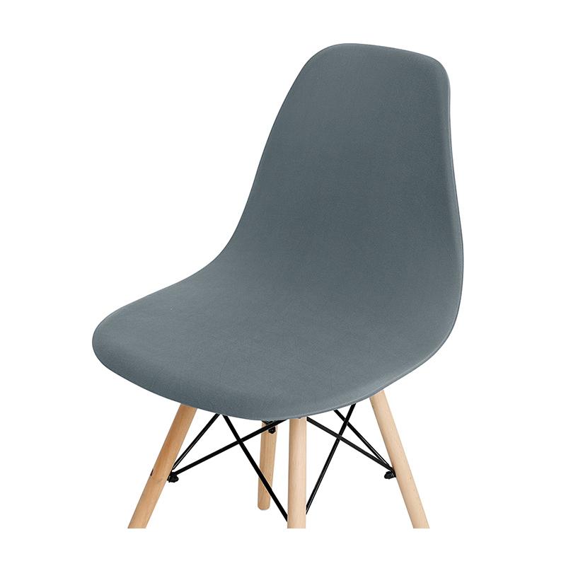 Printing Shell Chair Cover Short Back Scandinavian Chair Covers Adjustable Dining Room Seat Covers For Bar Party Wedding Hotel
