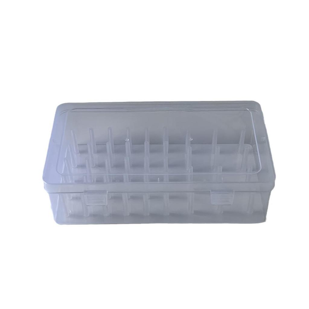 Clear Dustproof Plastic Sewing Box for Household Storage