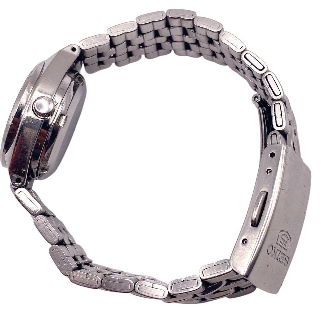 [USED] SEIKO Automatic Round Silver Date Women's Watch 1091