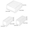Closet Organizer Underwear Organizer for Wardrobe Clothes Cabinets Drawer Organizers Bra Socks Storage Organizer Box