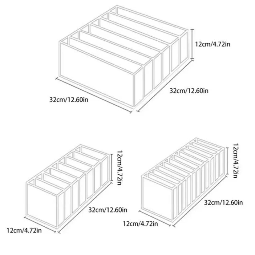 Closet Organizer Underwear Organizer for Wardrobe Clothes Cabinets Drawer Organizers Bra Socks Storage Organizer Box