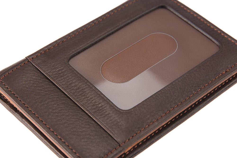 [Kipris] Silky Kip Pass Case (Bi-fold, 2-sided) 1730 (Chocolate)