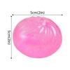 Clear Bun With Gold Powder Slow Rebound Maltose Toy Transparent Stress Ball Kawaii Decompression Toy Stress Relief For Kids