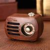 Retro Design Bluetooth Lautsprecher mit UKW-Radio R818-A/C Dunkelbraun